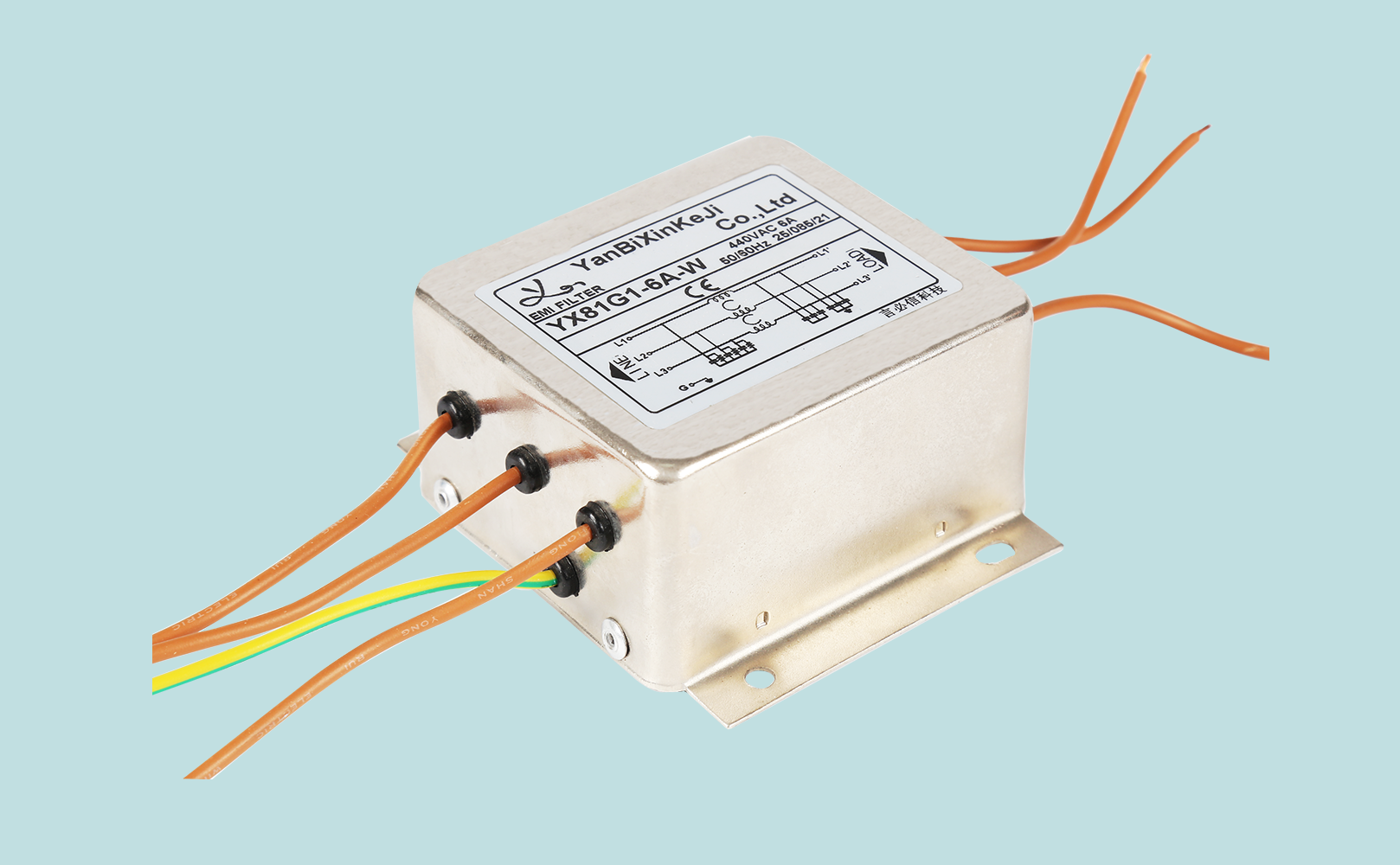 YX-81三相三線電源濾波器